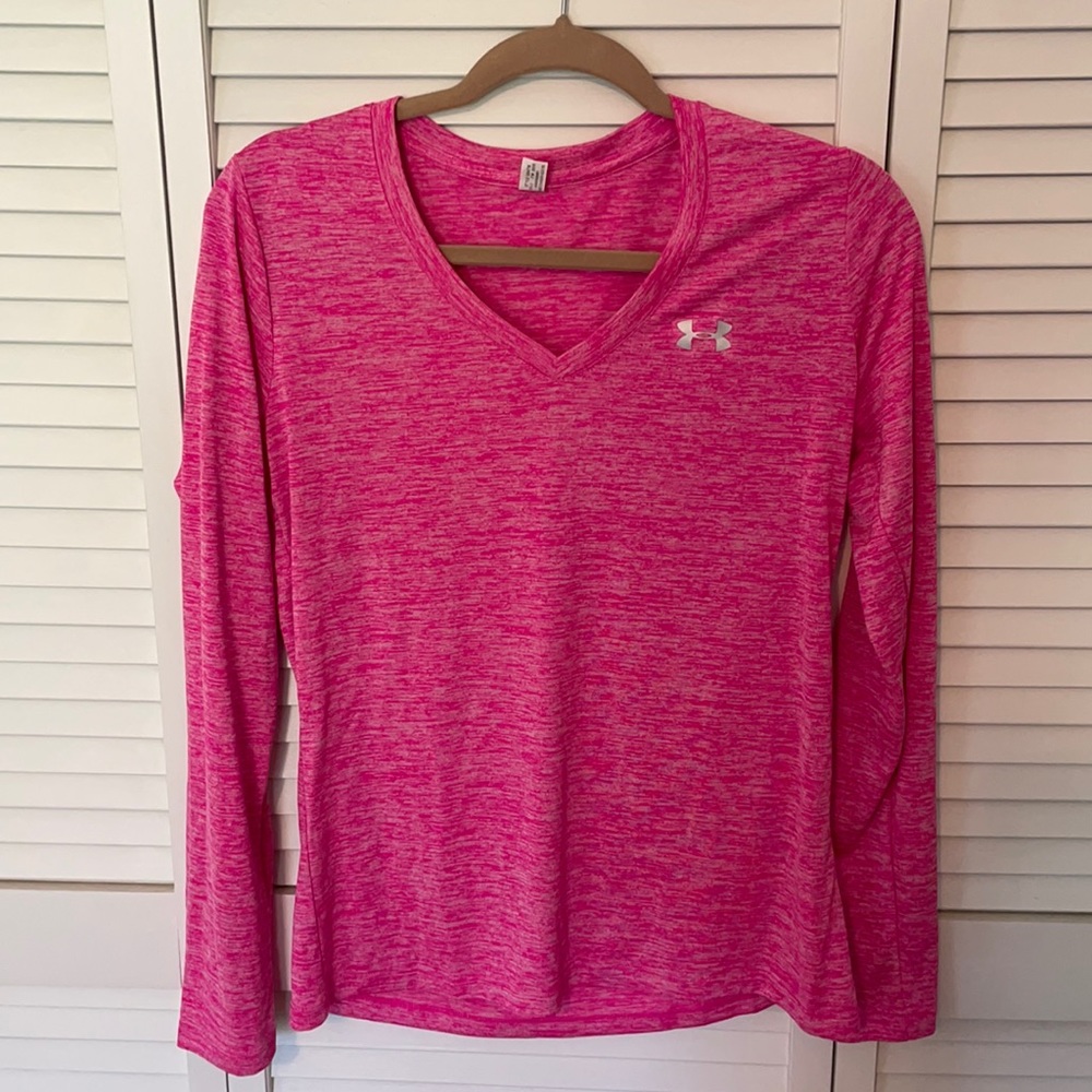 Under Armour Heatgear V-Neck Long Sleeve